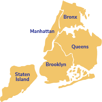 geographical map of new york